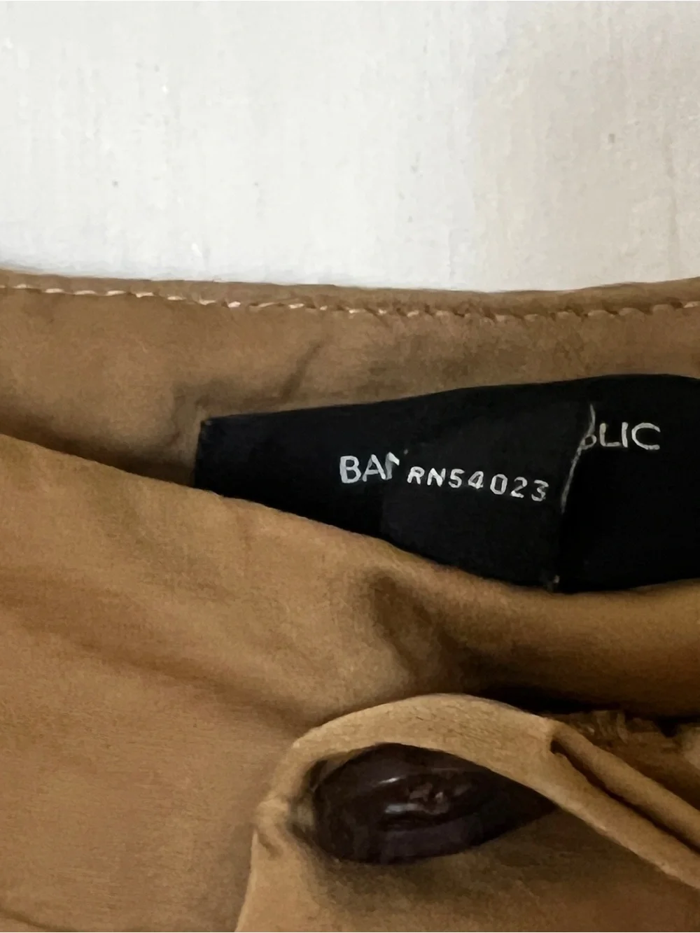Banana Republic Wide-Leg Pleated Chinos in Camel